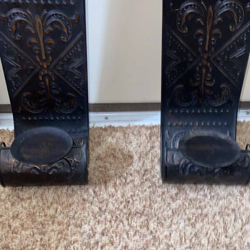 Set Wall candle holders decor